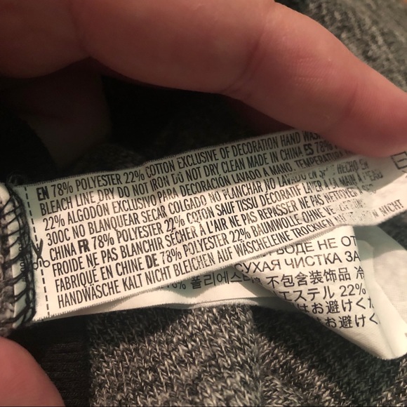 LPD Forever21 + grey knit jogger sweat pants 2x - Picture 5 of 5